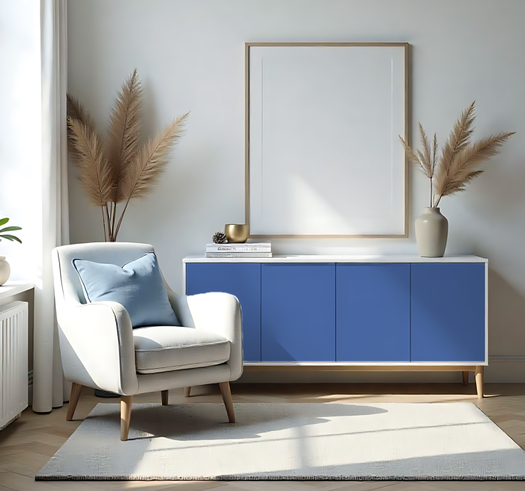 Papier adhésif - Bleu Mat - TenStickers