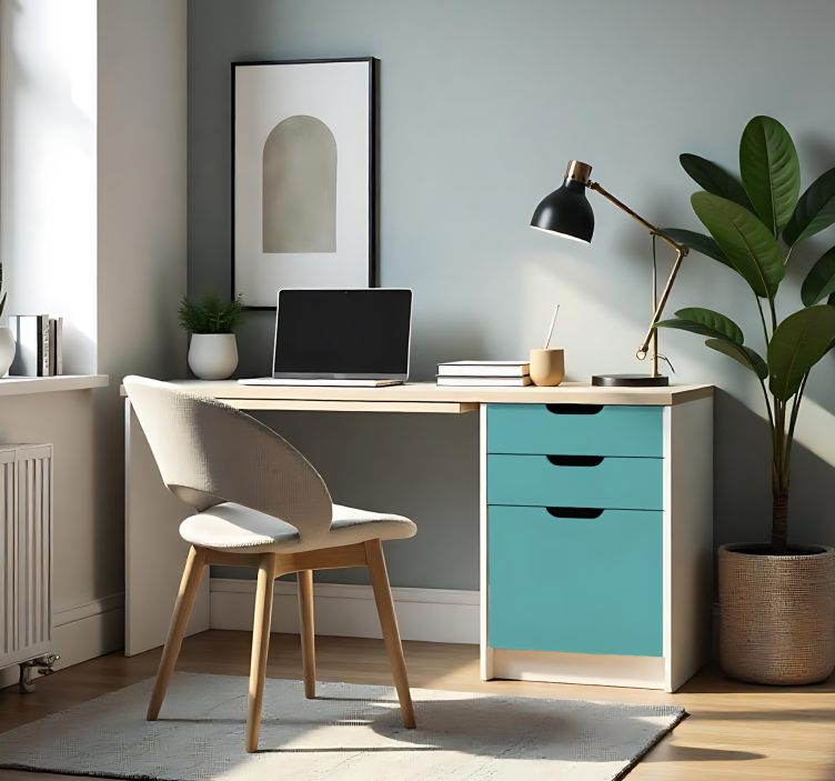 Papier adhésif - Turquoise Océan - TenStickers