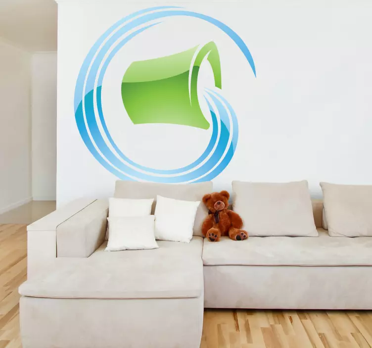 Adhésif mural signe verseau - TenStickers