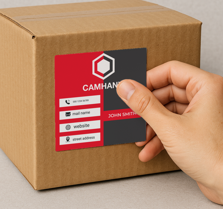 Sticker personnalisable carte de visite - TenStickers