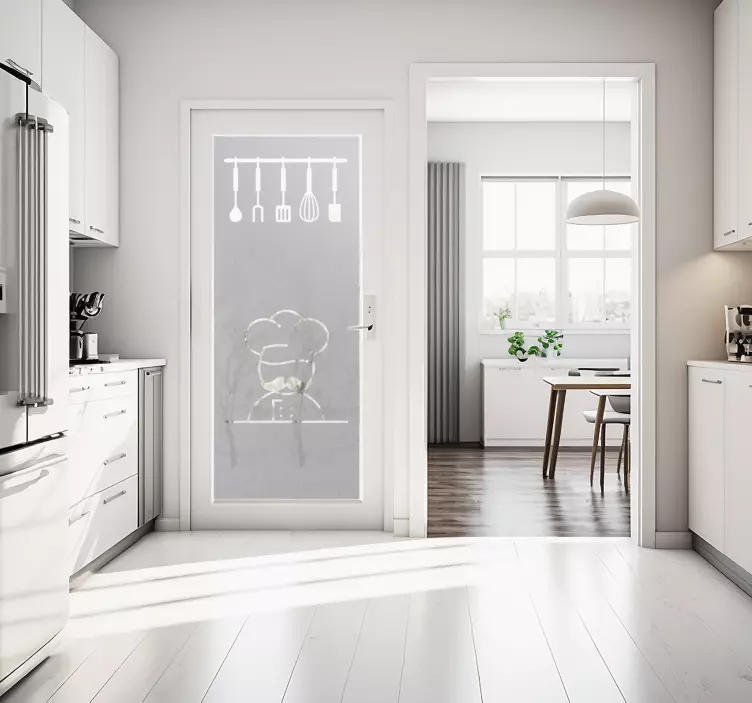 Cuisine cuisson articles porte autocollant - TenStickers