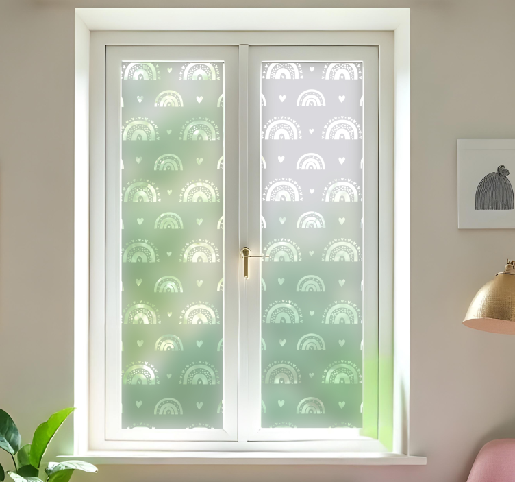 Film pour fenêtre arcs-en-ciel bohèmes - TenStickers