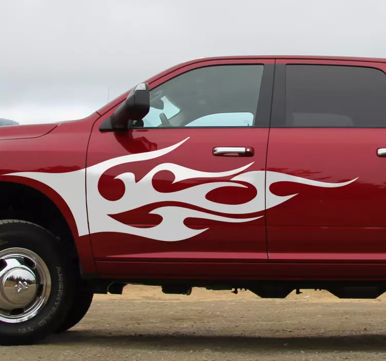 Autocollant voiture tuning tribal - TenStickers