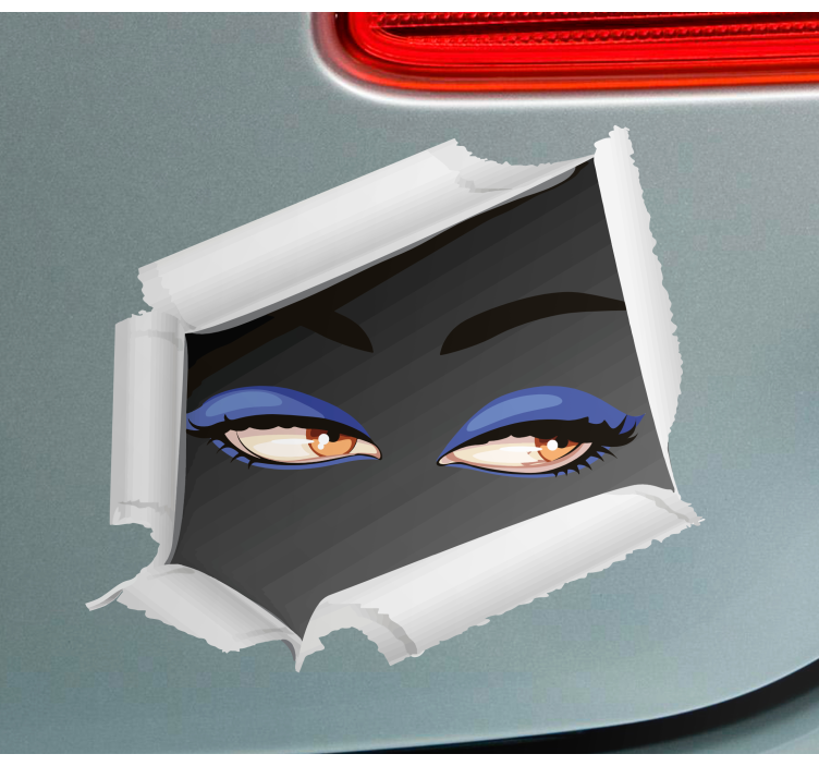 Autocollant voiture yeux séduisants graphique - TenStickers