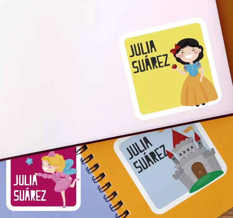 Stickers muraux pour cahiers de conte de fées - TenStickers