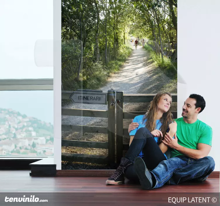 Photo murale chemin de promenade - TenStickers