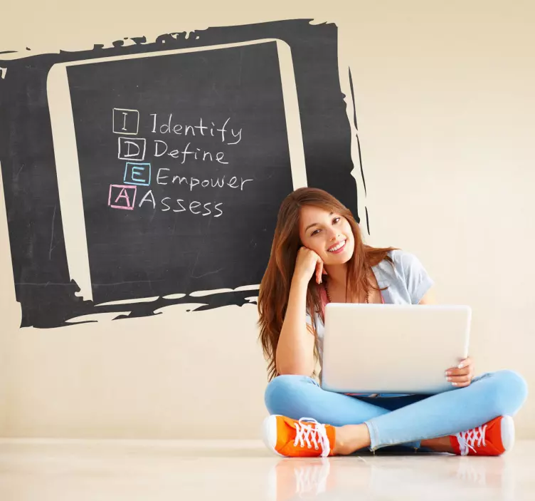 Sticker ardoise diapo craie - TenStickers