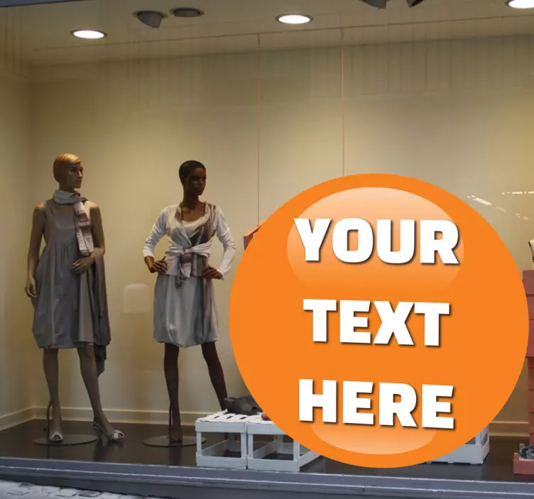 Sticker boule promotion - TenStickers