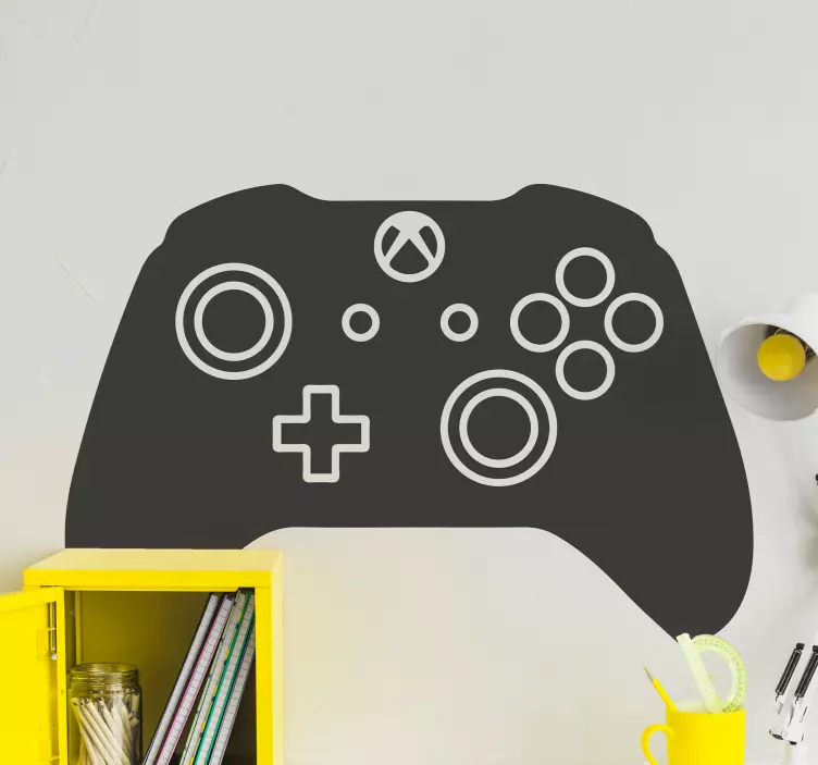 Sticker cinéma tv et jeux vidéo manette de jeu - TenStickers