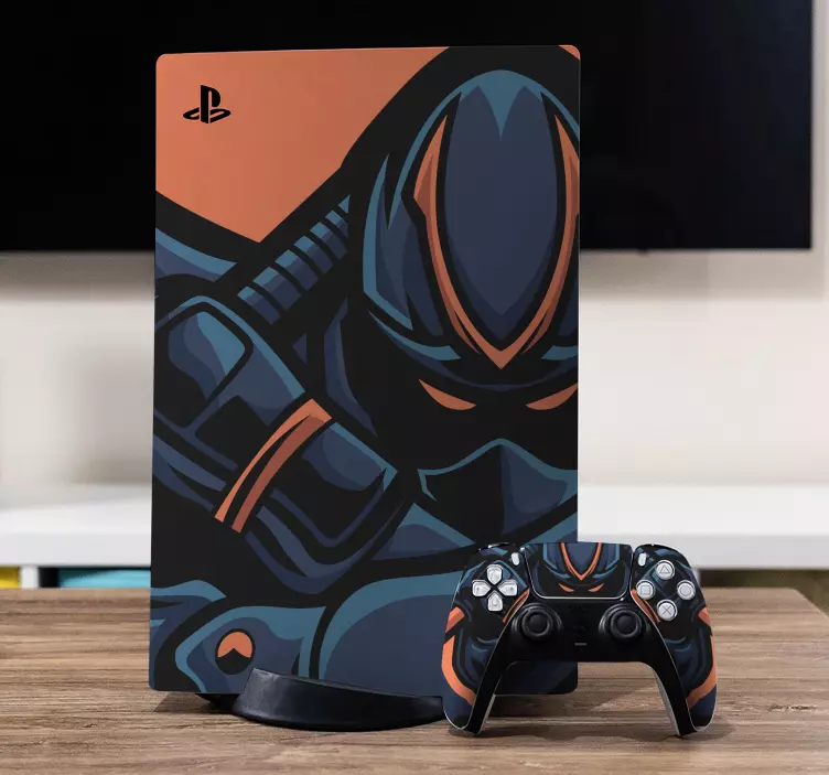 Sticker cinéma tv et jeux vidéo thème ninja warrior - TenStickers