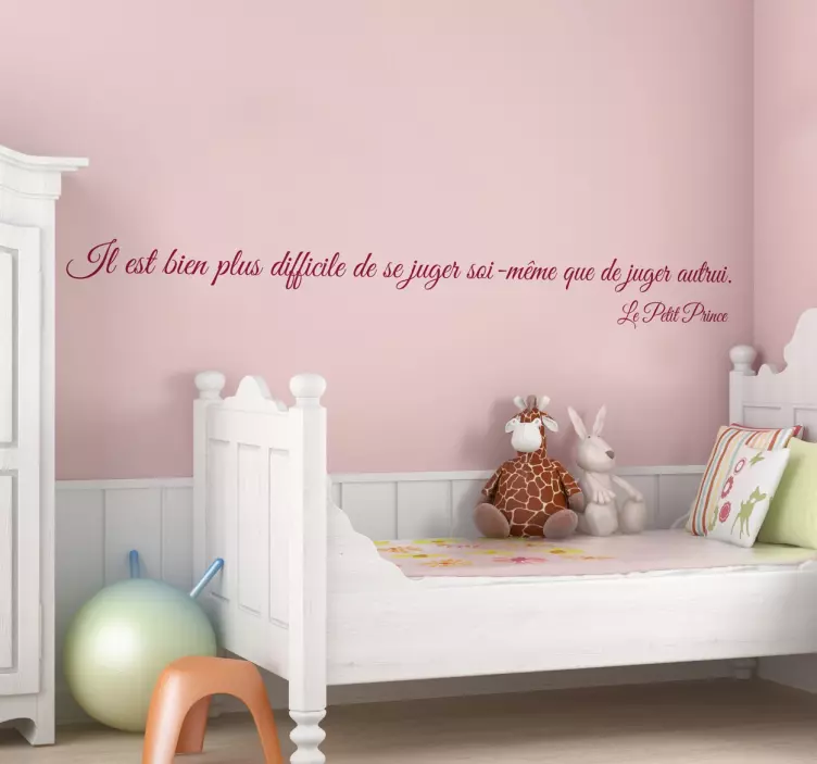 Sticker citation petit prince - TenStickers