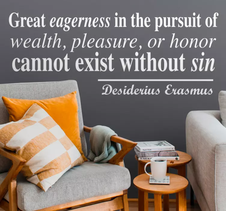 Sticker citation phrase motivante réfléchie - TenStickers