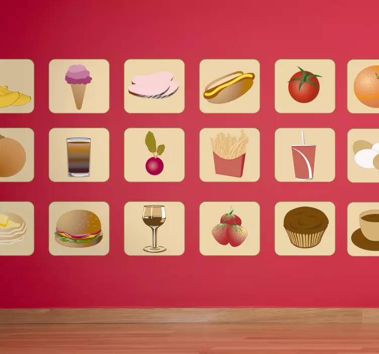 Sticker cuisine repas divers - TenStickers
