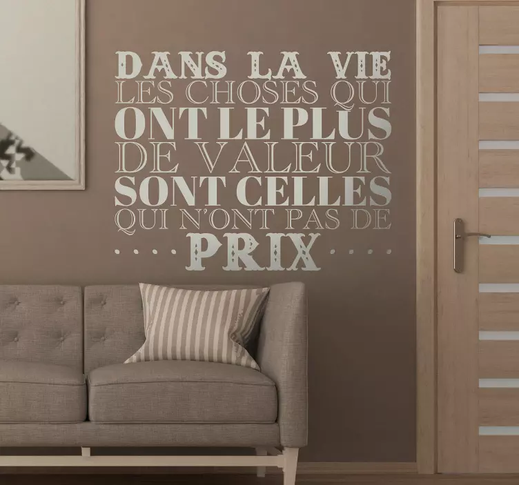 Sticker dans la vie - TenStickers