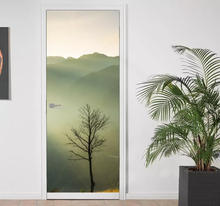 Sticker Porte nature - TenStickers