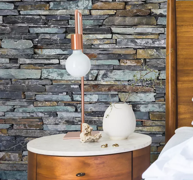 Sticker Entrée Briques de Pierres - TenStickers