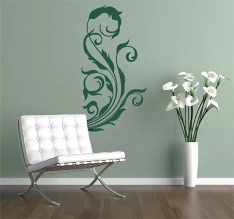 Sticker floral plante - TenStickers