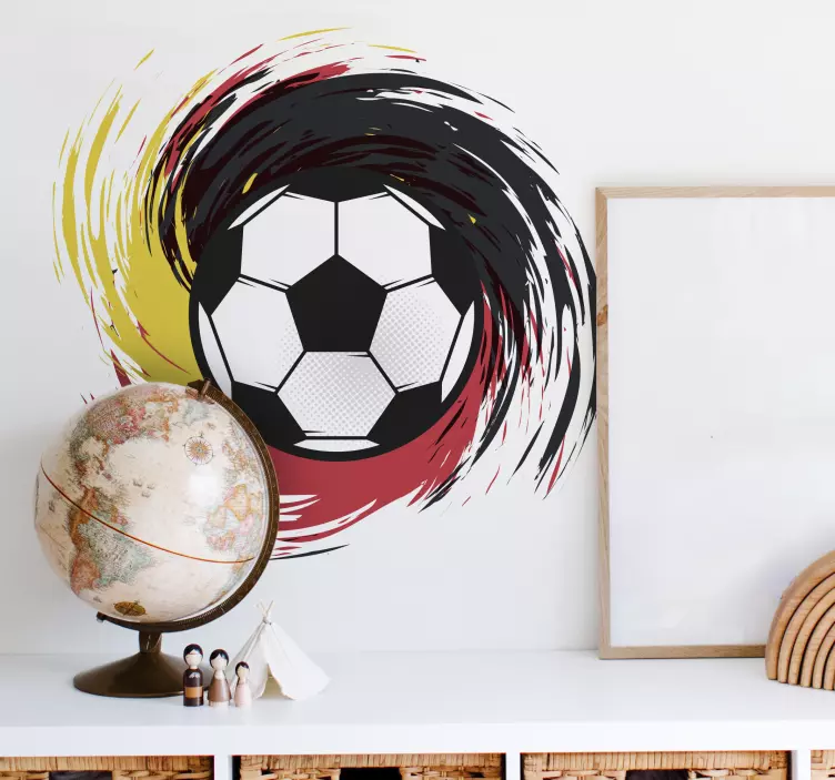 Sticker Foot ballon belgique - TenStickers