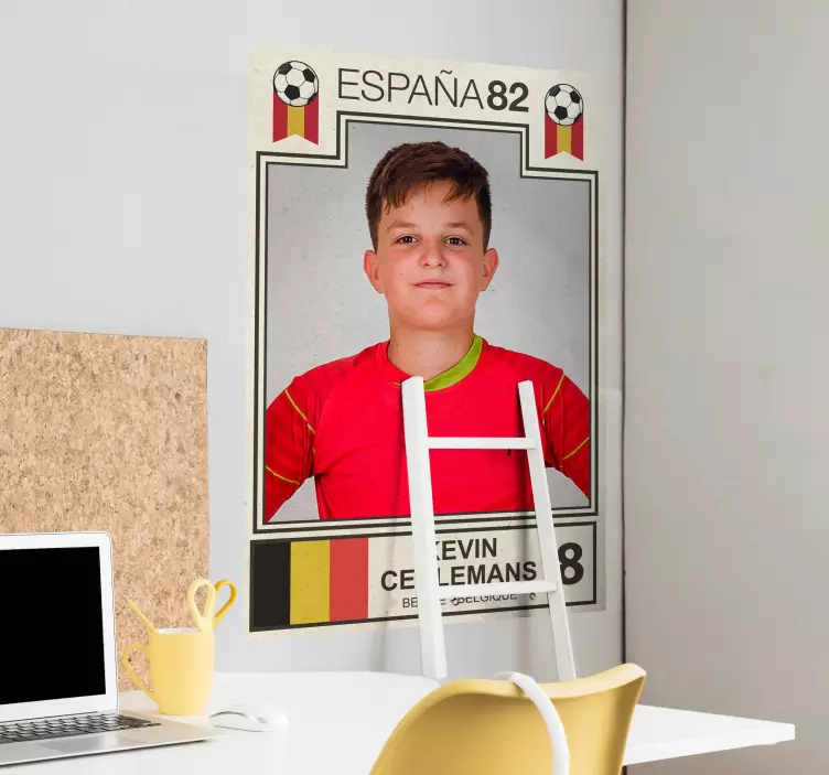 Sticker Foot vignette de foot vintage - TenStickers