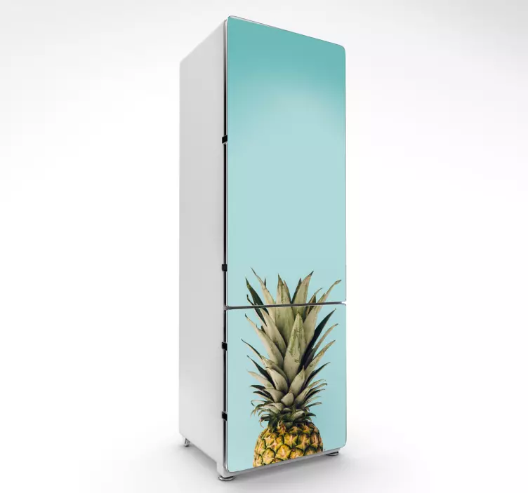 Sticker frigo ananas - TenStickers