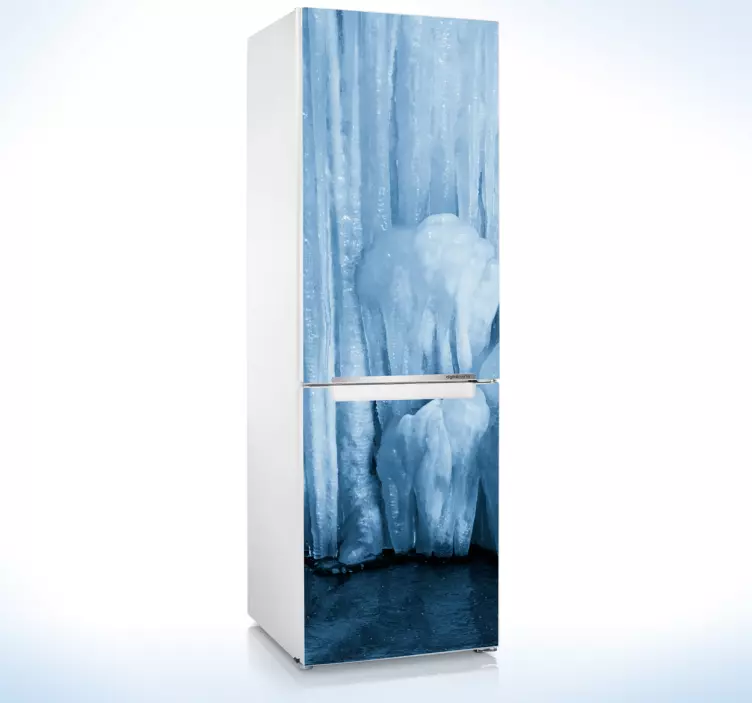 Sticker frigo glacier - TenStickers