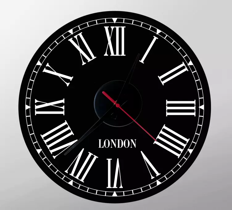 Sticker horloge horloge classique de londres - TenStickers