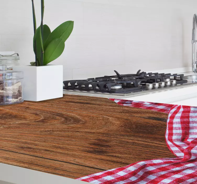 Sticker Ikéa bois nappe - TenStickers