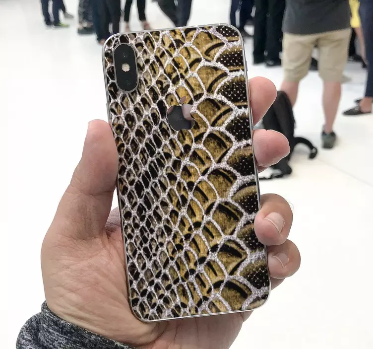 Sticker iPhone Texture Serpent - TenStickers