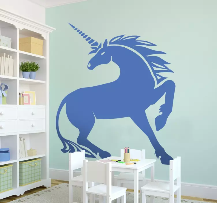 Sticker licorne couleur - TenStickers