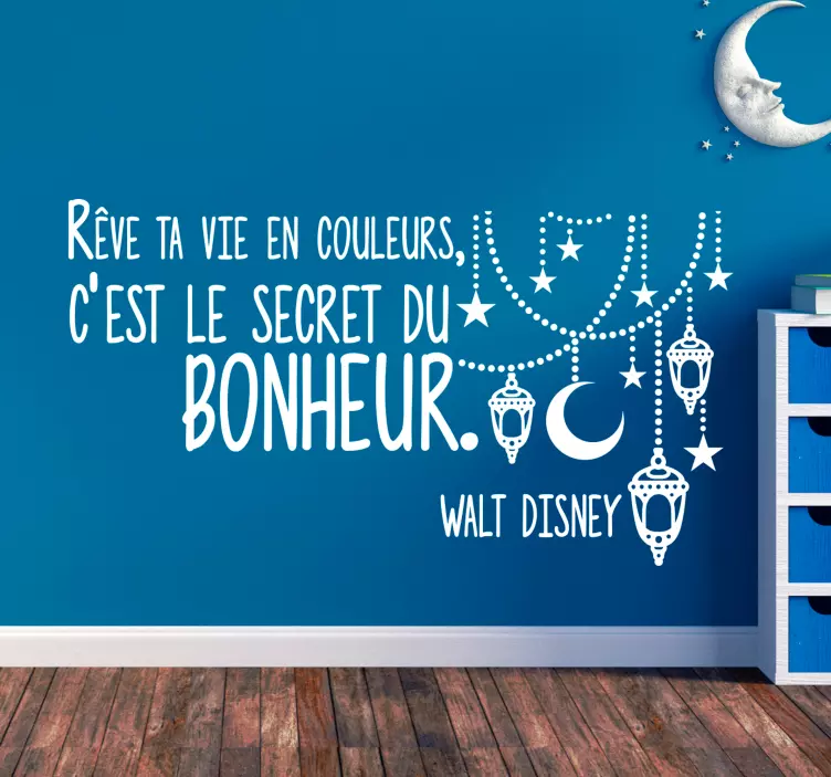 Sticker mural chanson Disney - TenStickers