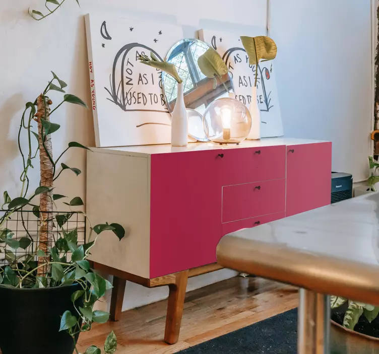 Sticker meuble Viva magenta - TenStickers