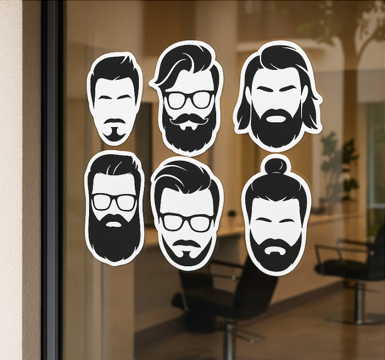 Sticker mode styles de coiffure - TenStickers