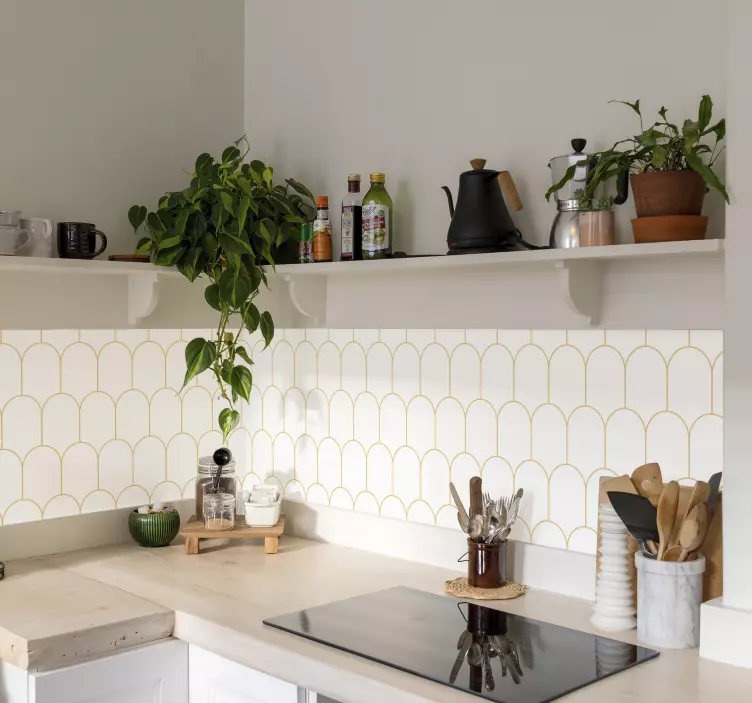 Sticker motif avec arches - TenStickers