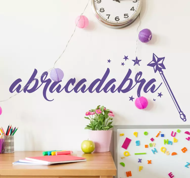 Sticker mural abracadabra - TenStickers