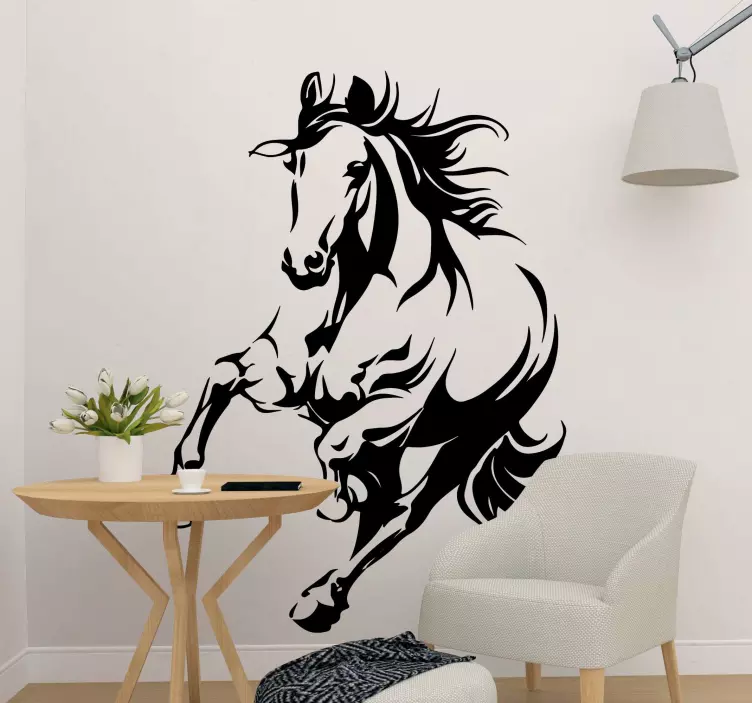 Sticker Animal Course de chevaux - TenStickers