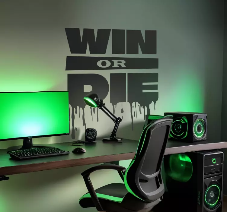 Sticker jeu vidéo gagner ou mourir - TenStickers