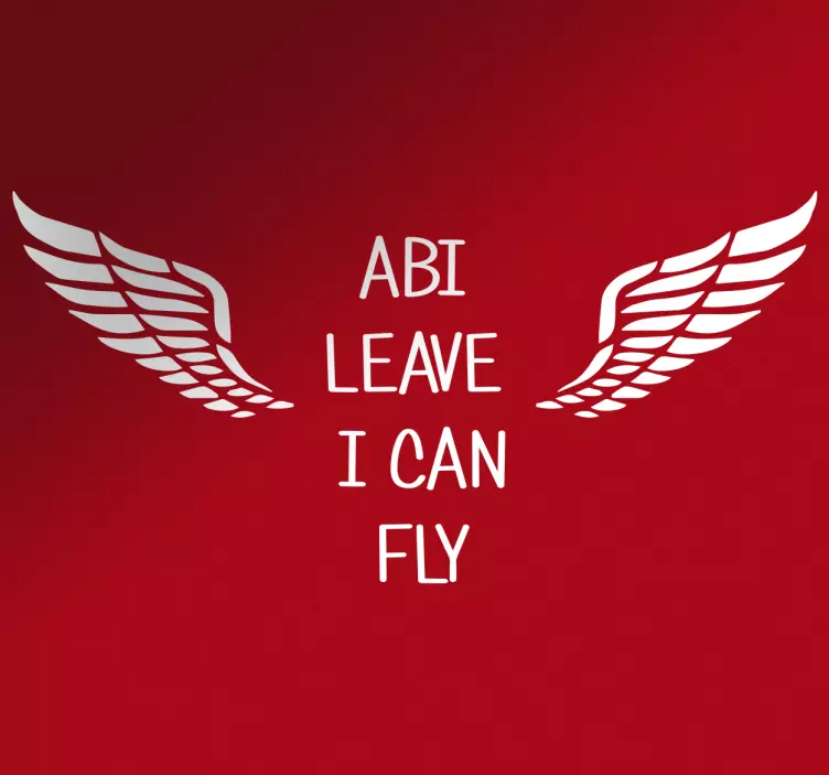 Sticker musique I believe I can fly - TenStickers