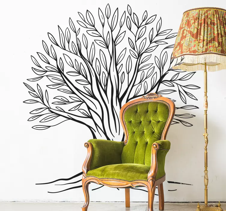Sticker nature design branches d'arbre - TenStickers