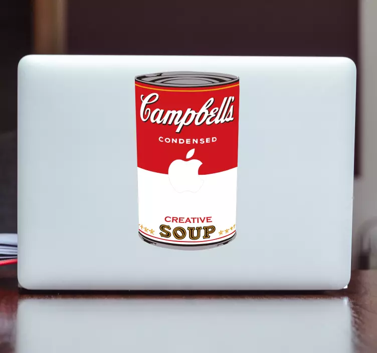 Sticker Ordinateur Portable Soupe Campbell's - TenStickers
