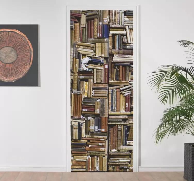 Sticker Original Bibliothèque anciens livres - TenStickers