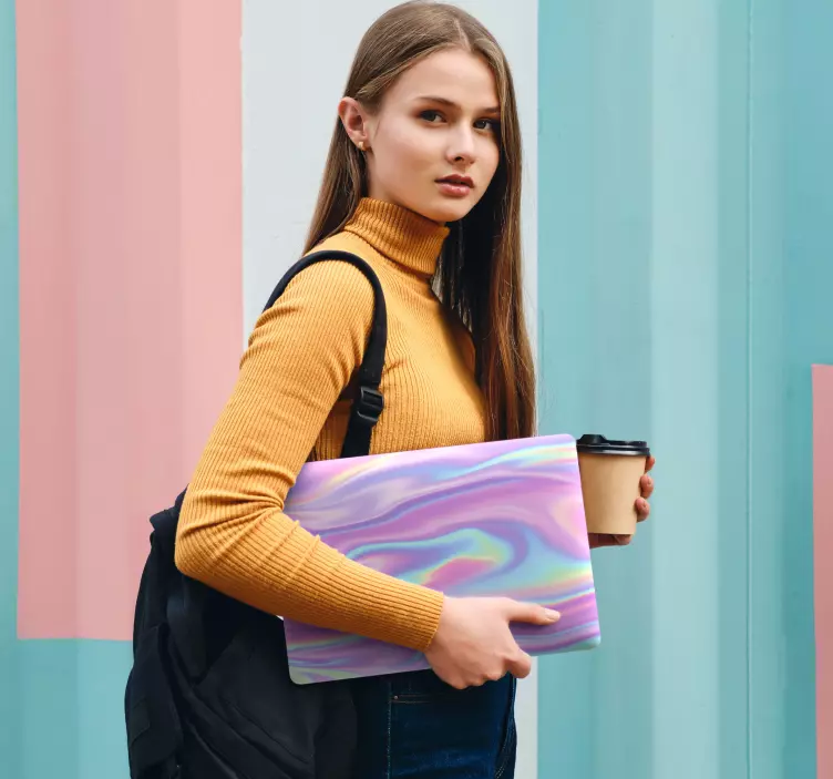 Sticker pc avec effet Irisé - TenStickers