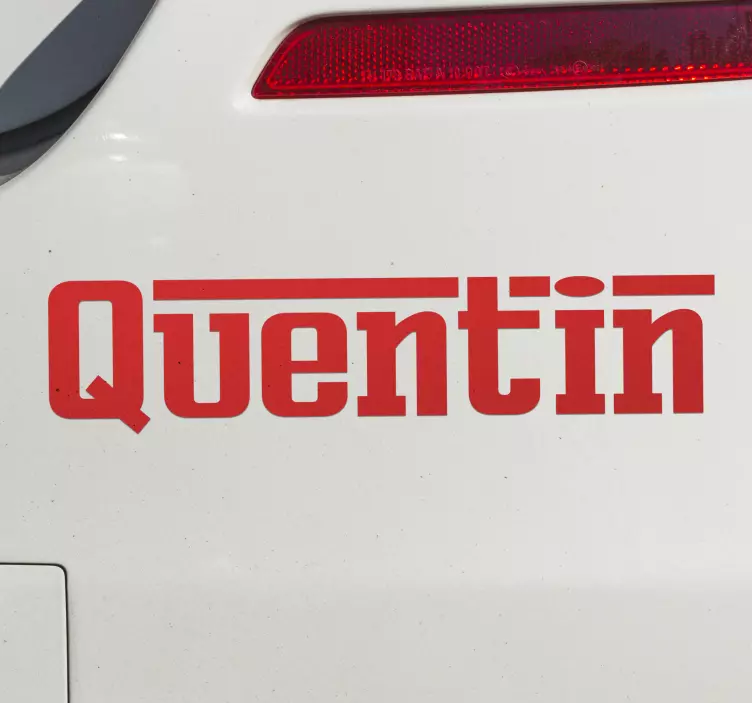 Autocollant voiture personnalisé Ferrari - TenStickers