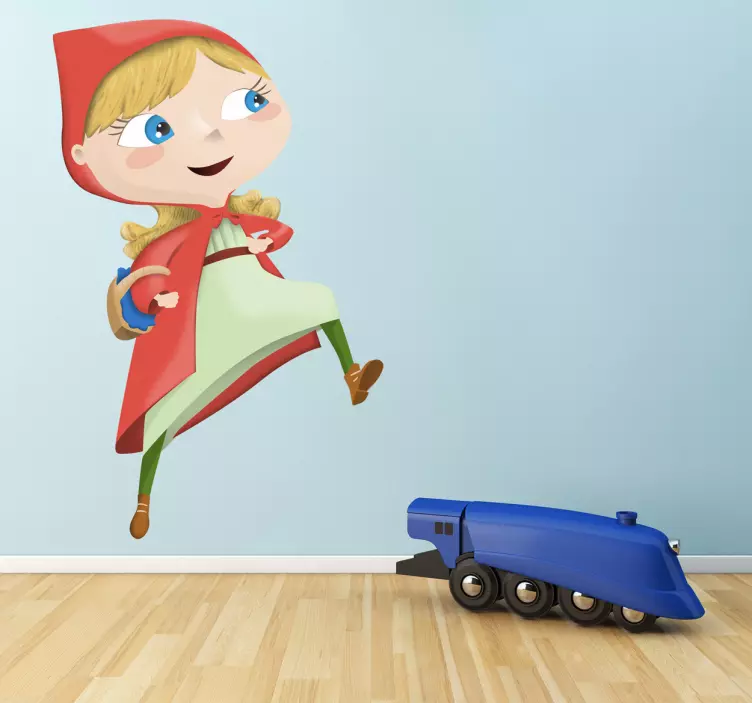 Sticker petit chaperon rouge - TenStickers