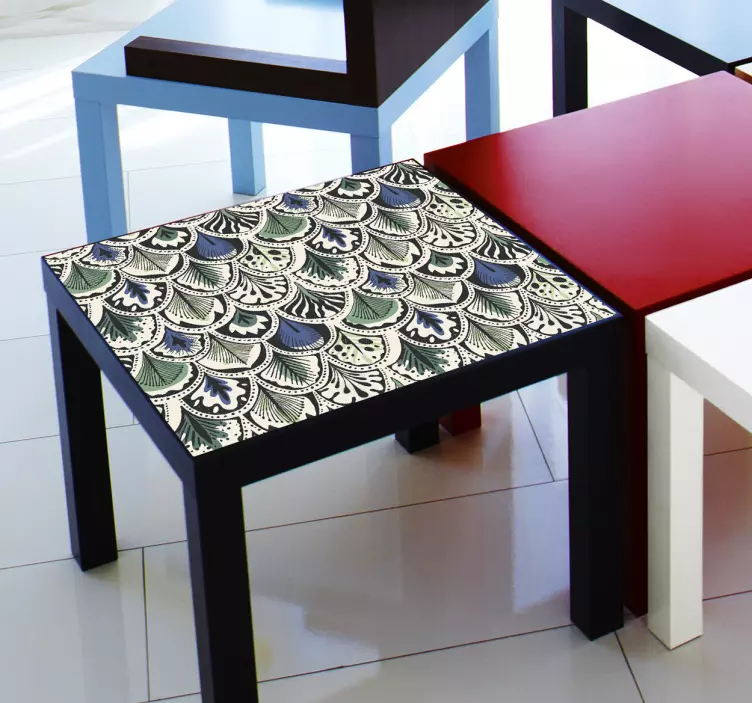 Adhésif meuble plumes - TenStickers