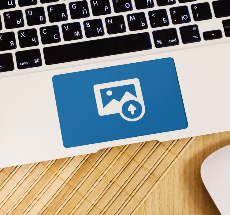 Sticker pc touchpad image personnalisée - TenStickers