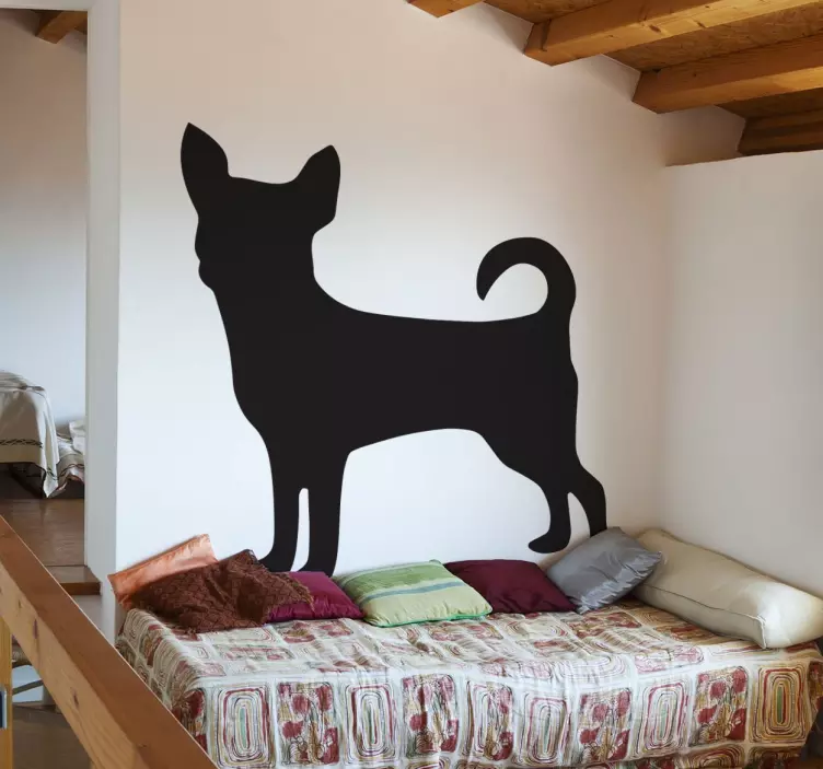 Sticker silhouette chihuahua - TenStickers