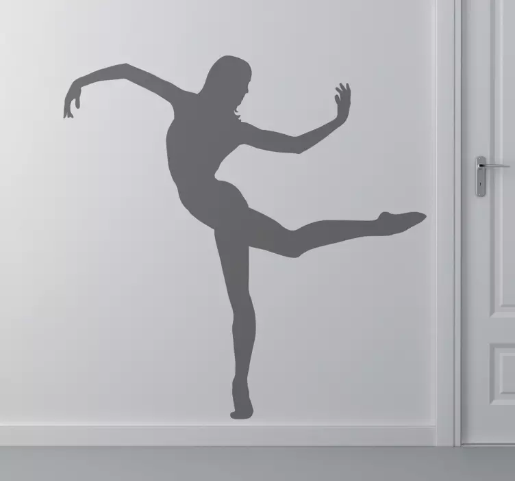 Sticker silhouette danse contemporaine - TenStickers