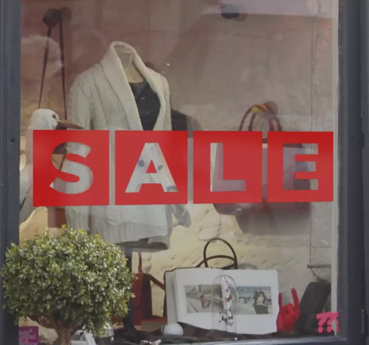 Sticker soldes boîtes d'autocollants au royaume-uni - TenStickers