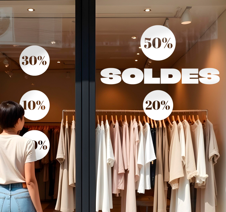 Sticker soldes remises sur les kits - TenStickers