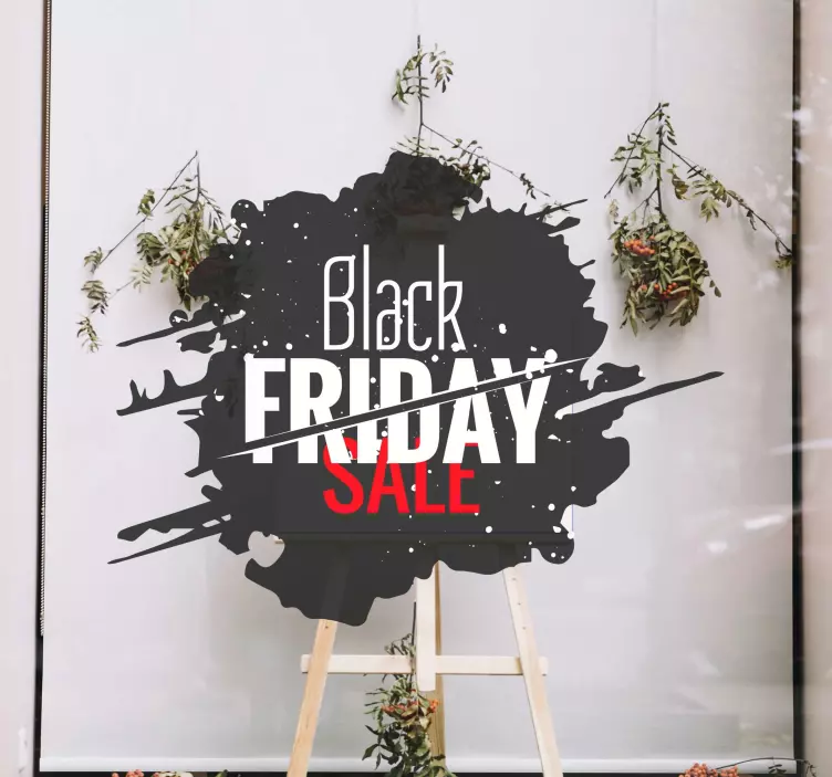 Sticker black friday vente événementielle promotionnelle - TenStickers